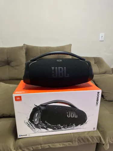 JBL Boombox 3 - Impecável, Pouquíssimo Uso + Caixa Original