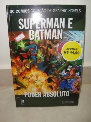 BATMAN E SUPERMAN PODER ABSOLUTO DC COMICS EAGLEMOSS