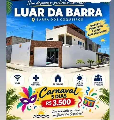 Casa Piscina na Barra Disponível Somente Carnaval 3.500... Máximo 14 Pessoas