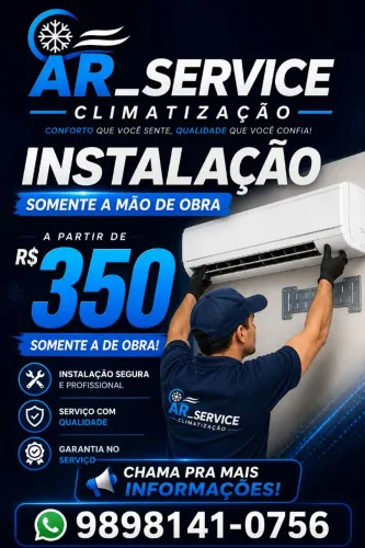 Instalação de ar condicionado