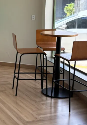 Mesa bistrô alta bar/restaurante/cafeteria