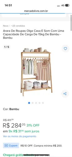 Arara de bambu