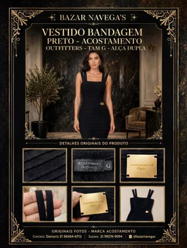 Vestido bandagem ACOSTAMENTO