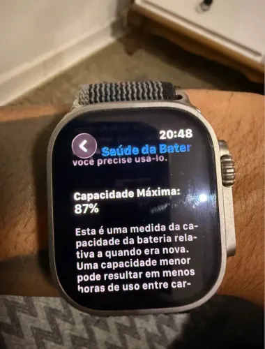 Vemos meu Apple Watch Ultra 1