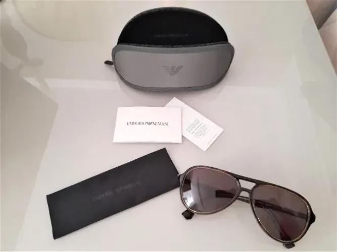 Óculos Empório Armani EA 4063 Tartaruga Aviador Original