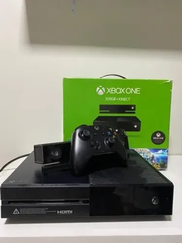  Xbox One Fat, Controle, Fonte, Cabo Hdmi, Na Caixa, Não Funciona, Parcelo, Aceito troca
