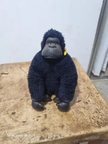 Pelúcia Gorila Antigo / Coleção - Detalhe Brinco de Banana