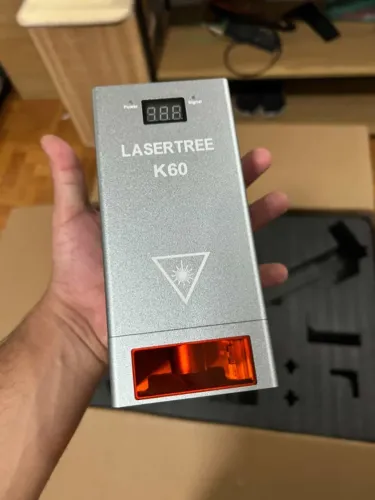 LaserTree k1 Max + k60 Corta madeira bem grossa completa 100% Nova