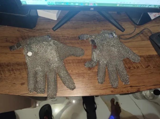 Luva anti-cort para açougueiro r$ 500