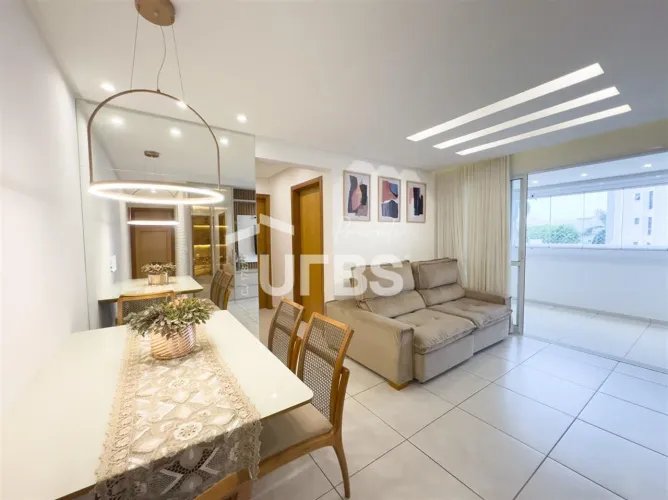 Apartamento à venda no Setor Oeste, 2 quartos sendo 1 suíte, 1 vaga, próximo à Praça do So