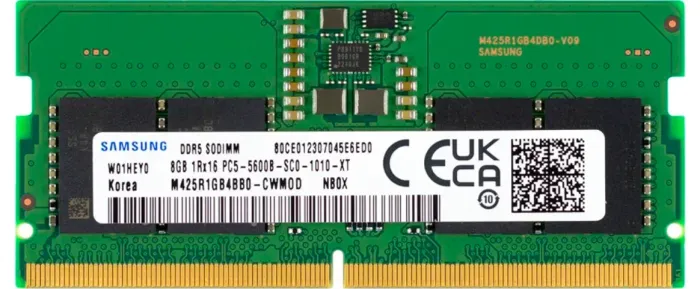 Memória ram DDR5 8GB 5600mhz notebook