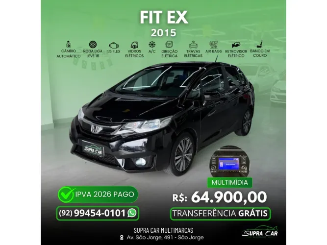 Honda Fit Ex/s/ex 1.5 Flex/flexone 16V 5P Aut. 2015