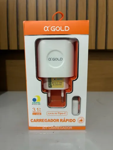 Carregador de Celular tipo C para Samsung, Xiaomi, Motorola, LG - Produto Novo
