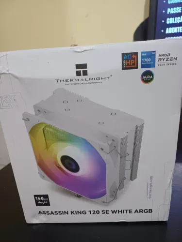 Air Cooler Thermalright Assassin King 120 SE White ARGB (Pouco Uso)