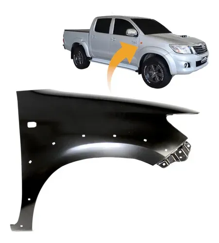 Paralama Toyota Hilux 2012 2013 2014 2015 Furo Pisca Ld