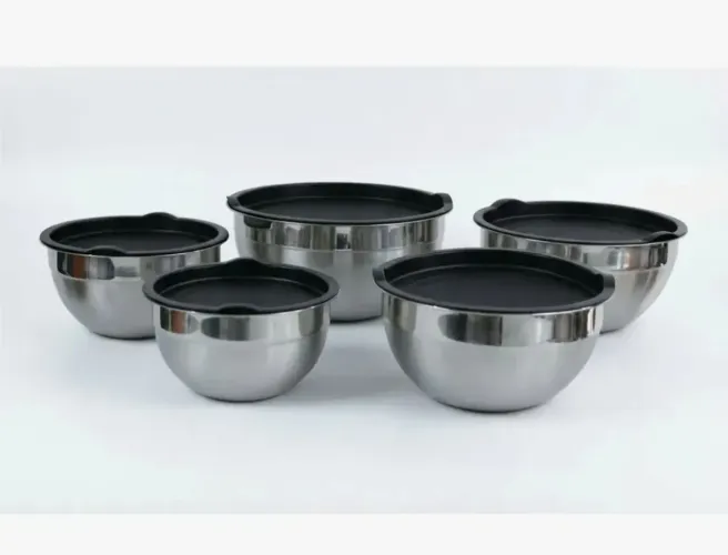 kit vasilha resistente inox