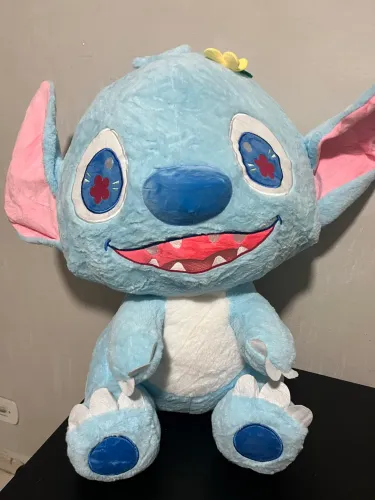 Pelúcia Grande Estilo Stitch 60cm - Super Macia e Fofa