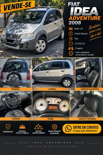 Fiat Idea Advent./ Adv.locker 1.8 MPI Flex 5P 2008