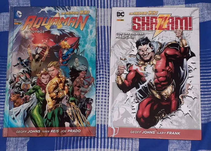 Aquaman Os Outros e Shazam Com uma Palavra Mágica
