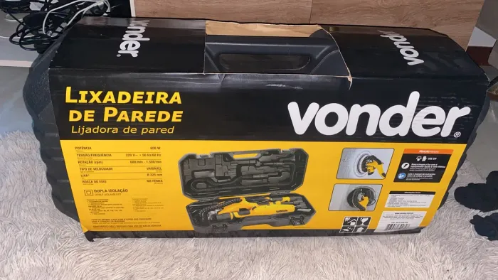 Lixadeira de parede