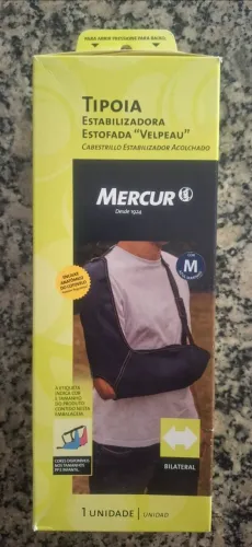 Tipóia usada só uma vez. 