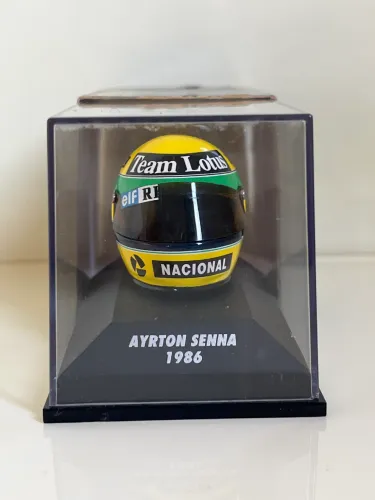 Ayrton Senna Capacete 1:8 Minichamps 1986