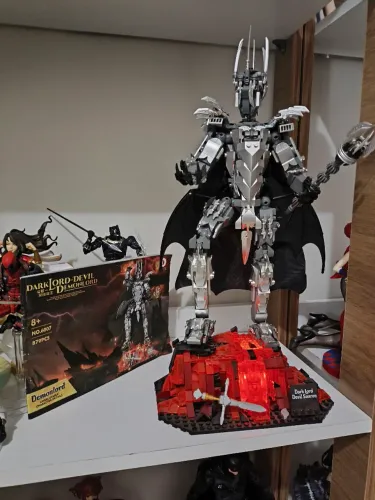 Loja Mundo - 43cm Sauron 879 peças Dark Lord O senhor dos aneis action figure boneco lego