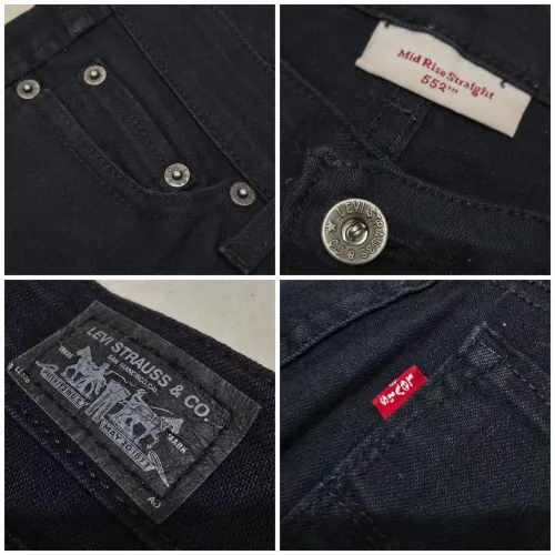 Calça jeans Levi's 552 Mid Rise Straight