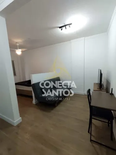 Kitnet c1 quarto, Centro, São Vicente, Cod: 2114