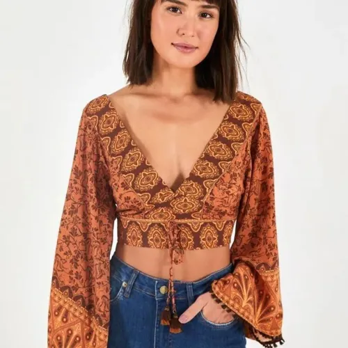Blusa cropped Farm