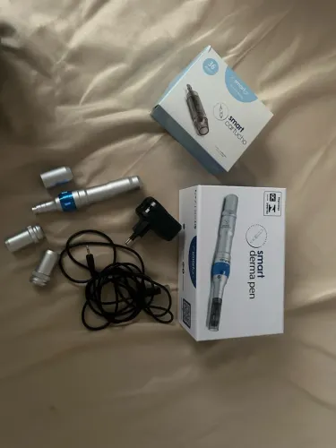 Caneta elétrica de microagulhamento smart derma pen SP01