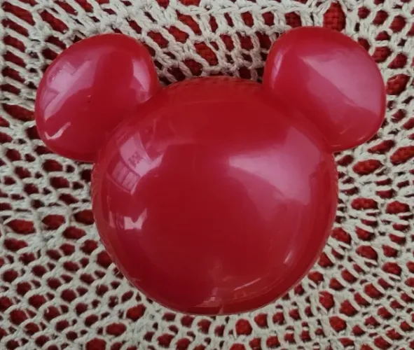 Porta moedas Mickey Disney vermelho