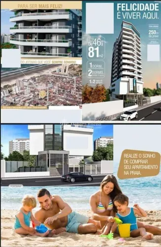 PRÓXIMO PRAIA, 2 dorm, 2 vagas, VARANDA GOURMET, LAZER COMPLETO, 329 MIL À VISTA