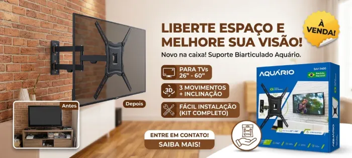suporte smart tv articulado