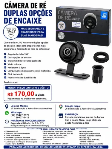 Camera de ré 150 graus JP2 !
