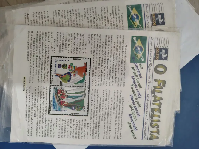 Edição comemorativa escoteiros do filatelista 