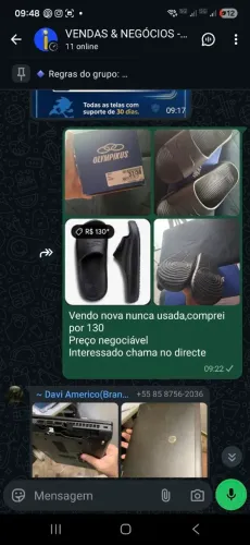 Vendo chinelo Olympikus