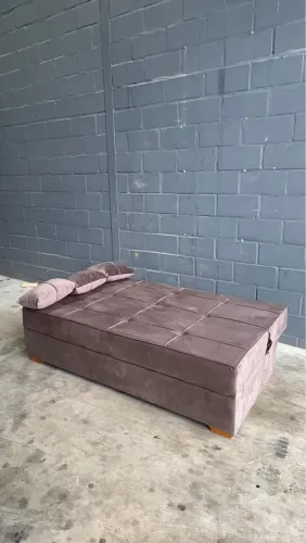 SOFÁ CAMA NOVO!!! 12 x 142,90 cartão!!!