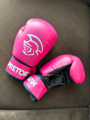 Par de Luvas De Muay Thai/Boxe - Pretorian - Rosa