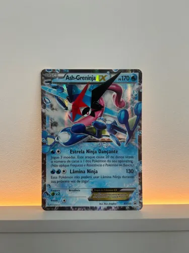 Carta Pokémon (Ash-Greninja EX)