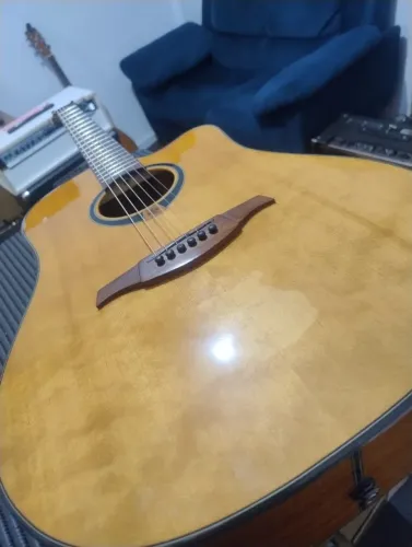 Violão Lag T80DCE + Bag + Revisão Luthier (R$300) e Ernie Ball Novas