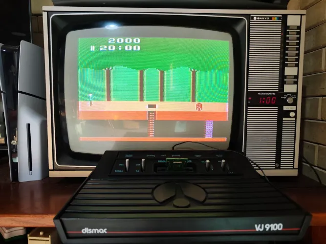 Console vídeo game Dismac Atari dactar CCE leia o anúncio