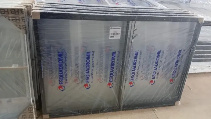 Promoção Janela de Alumínio Preta 2 Folhas 1.5x1.0 a Vista apenas R$599,90 