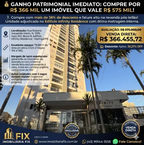 ? LIQUIDEZ RÁPIDA NO MERCADO: APARTAMENTO COM PREÇO IMPECÁVEL DE LIQUIDAÇÃO ONLINE!