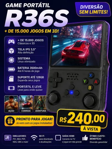 GAME PORTÁTIL R36S
