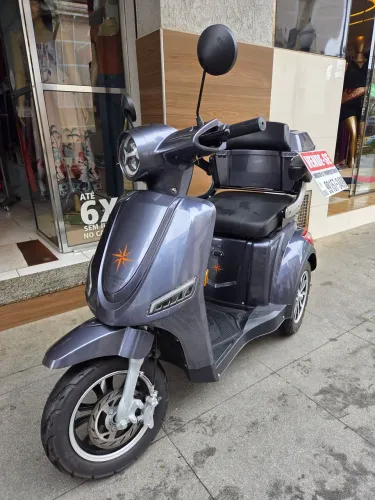Triciclo Ventane VED 1.000w, bateria Lítio, ZEROOO, só 44km