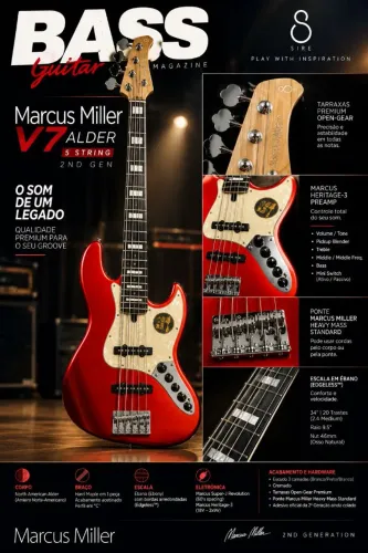 Baixo marcus miller 5 cordas