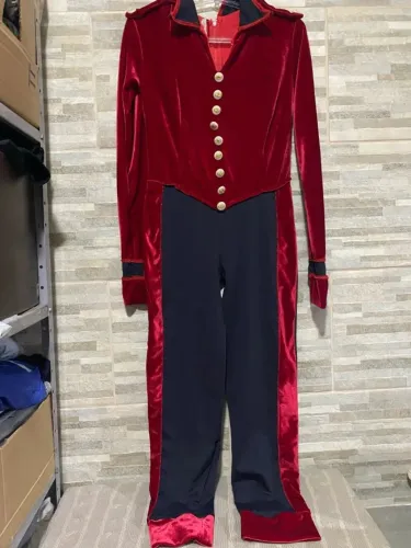 Figurino de Circo - Macacão de Domador, Mestre de Circo ou Mágico + Chapéu