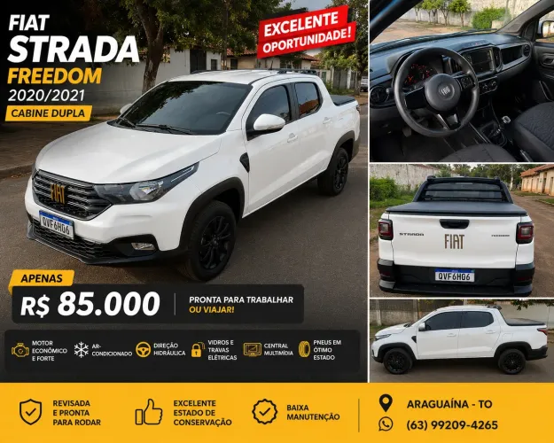 Fiat Strada Freedom 1.3 Flex 8V CD 2021