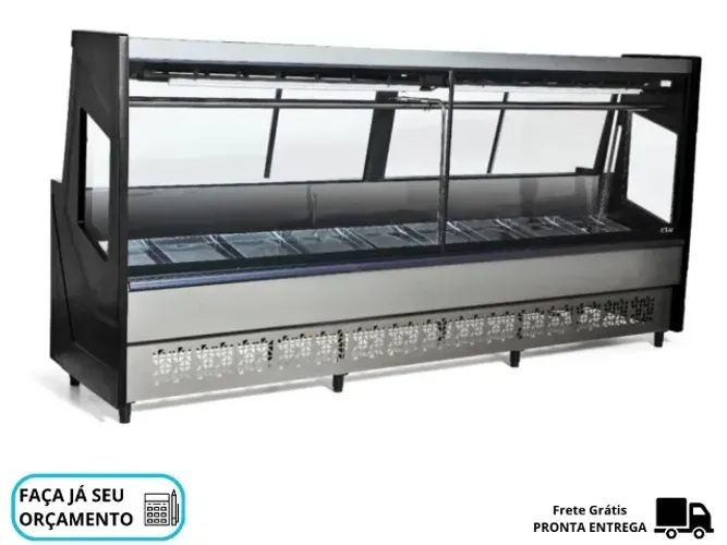 Balcão de Açougue 3M Preto Polar
